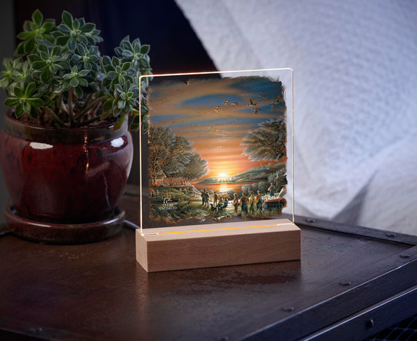 Migration Days Acrylic Night Light - Official Ducks Unlimited Art