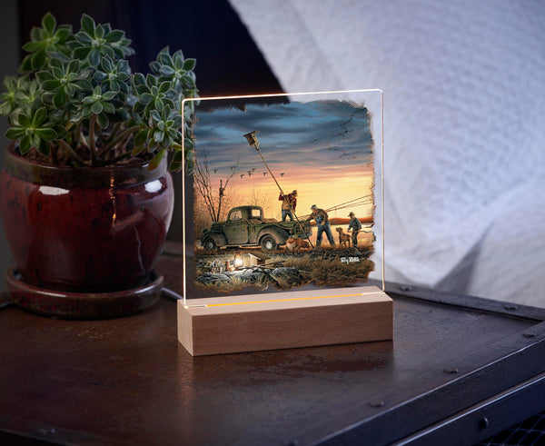The Conservationists Acrylic Night Light - Official Ducks Unlimited Art