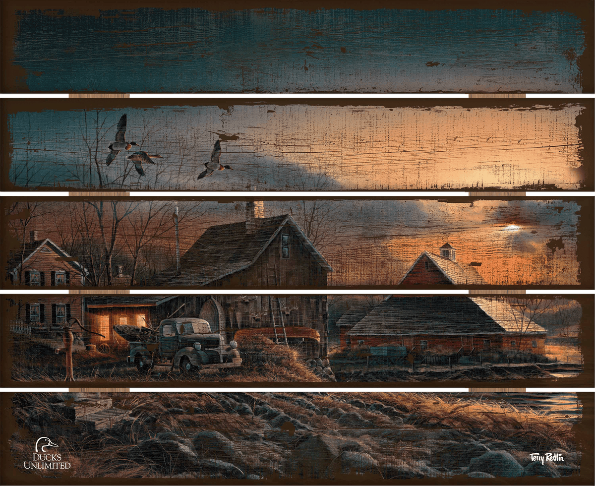 Prepared for the Season 18" x 22" Pallet Wall Art - Official Ducks Unlimited Art