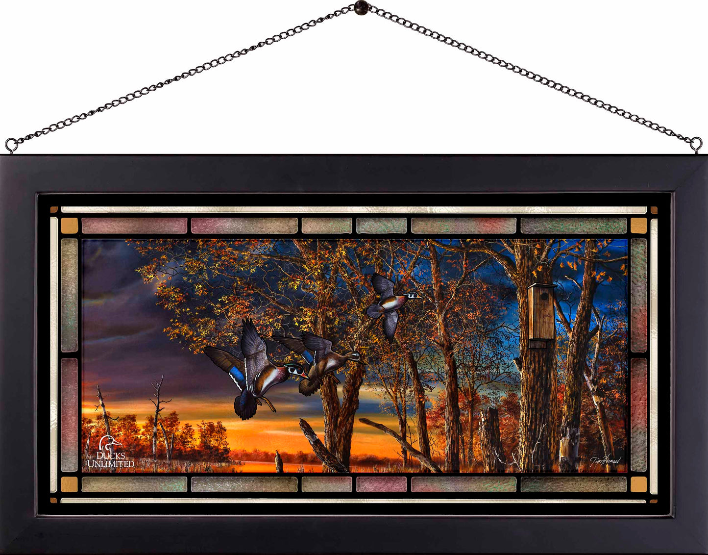 Return to the Refuge Stained Glass Art - Official Ducks Unlimited Art