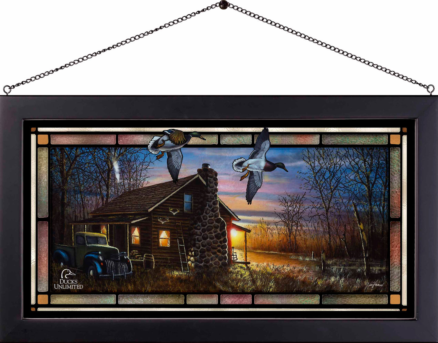 My Favorite Place  Stained Glass Art - Official Ducks Unlimited Art