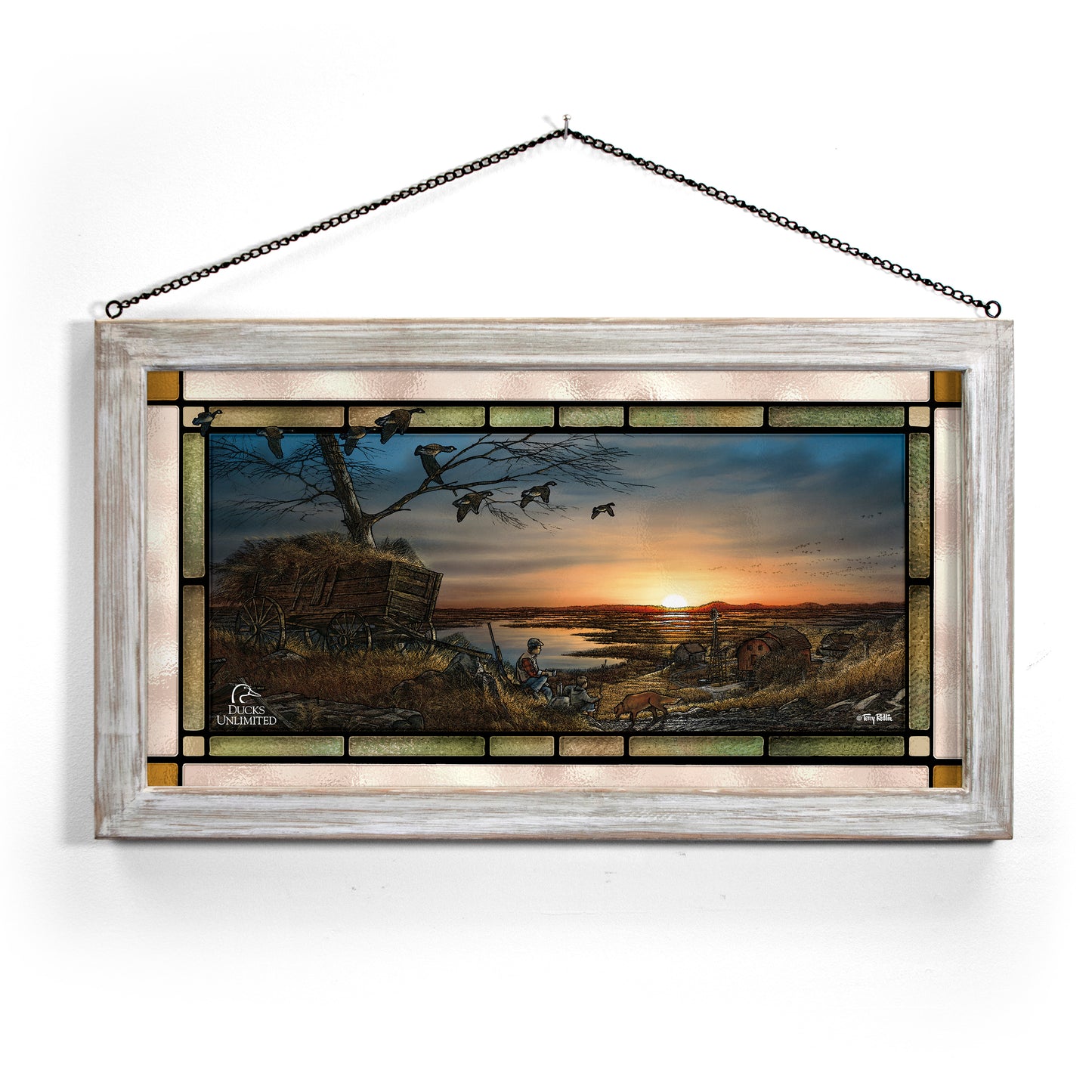 Lifetime Companions Stained Glass Art - Official Ducks Unlimited Art