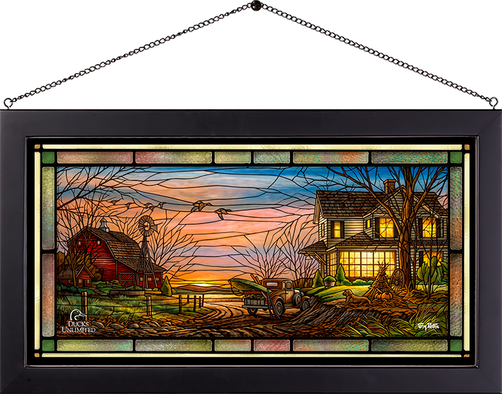 Special Memories Stained Glass Art - Official Ducks Unlimited Art
