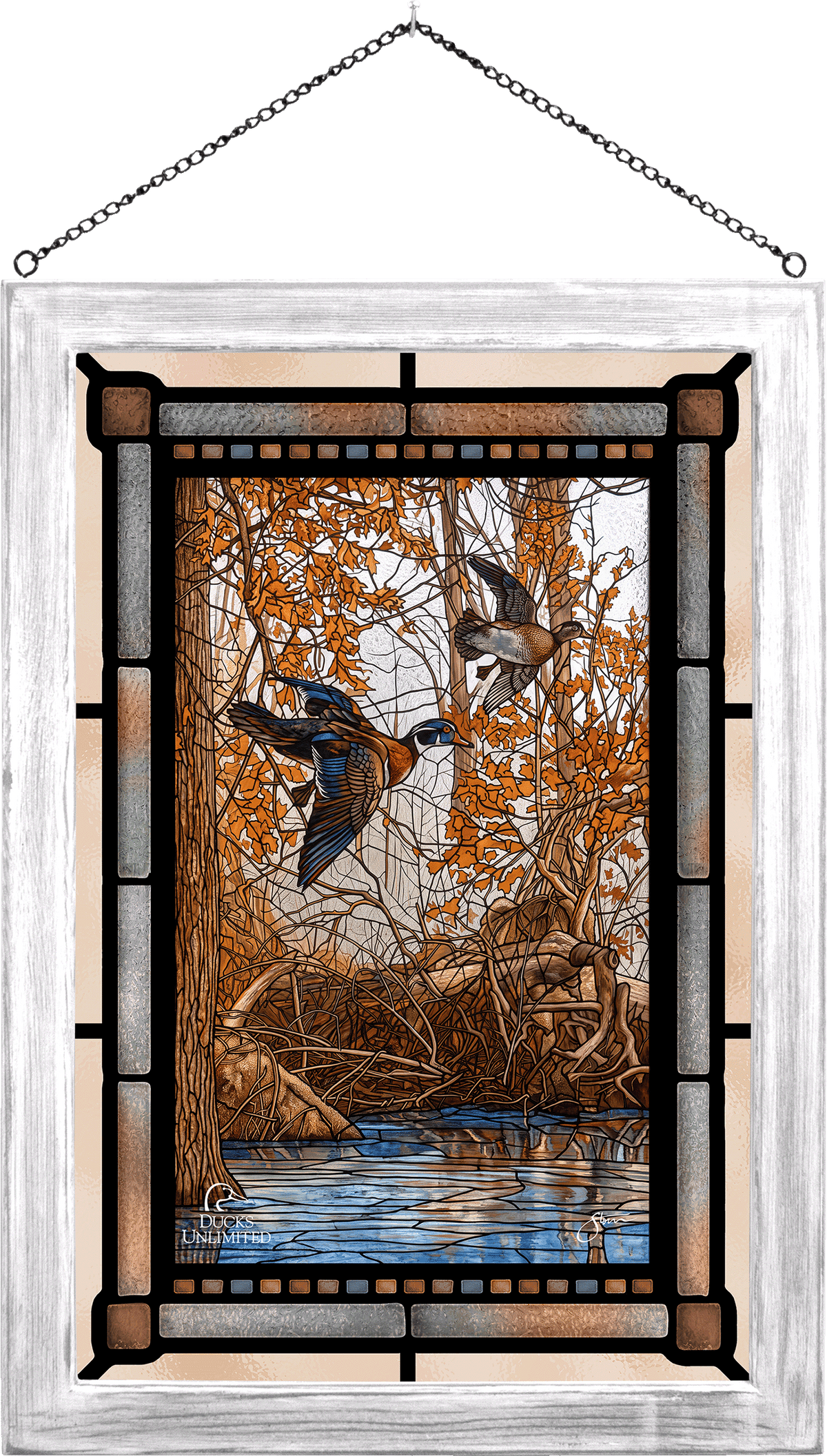 LaGrue Woodies Stained Glass Art - Official Ducks Unlimited Art