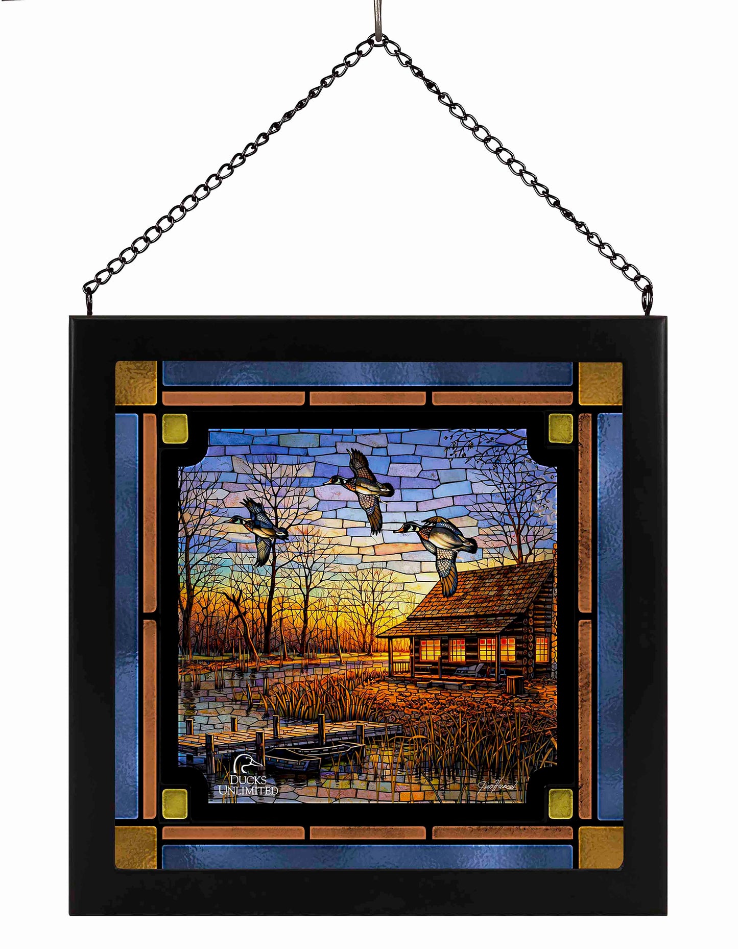 Passing Through Stained Glass Art - Official Ducks Unlimited Art