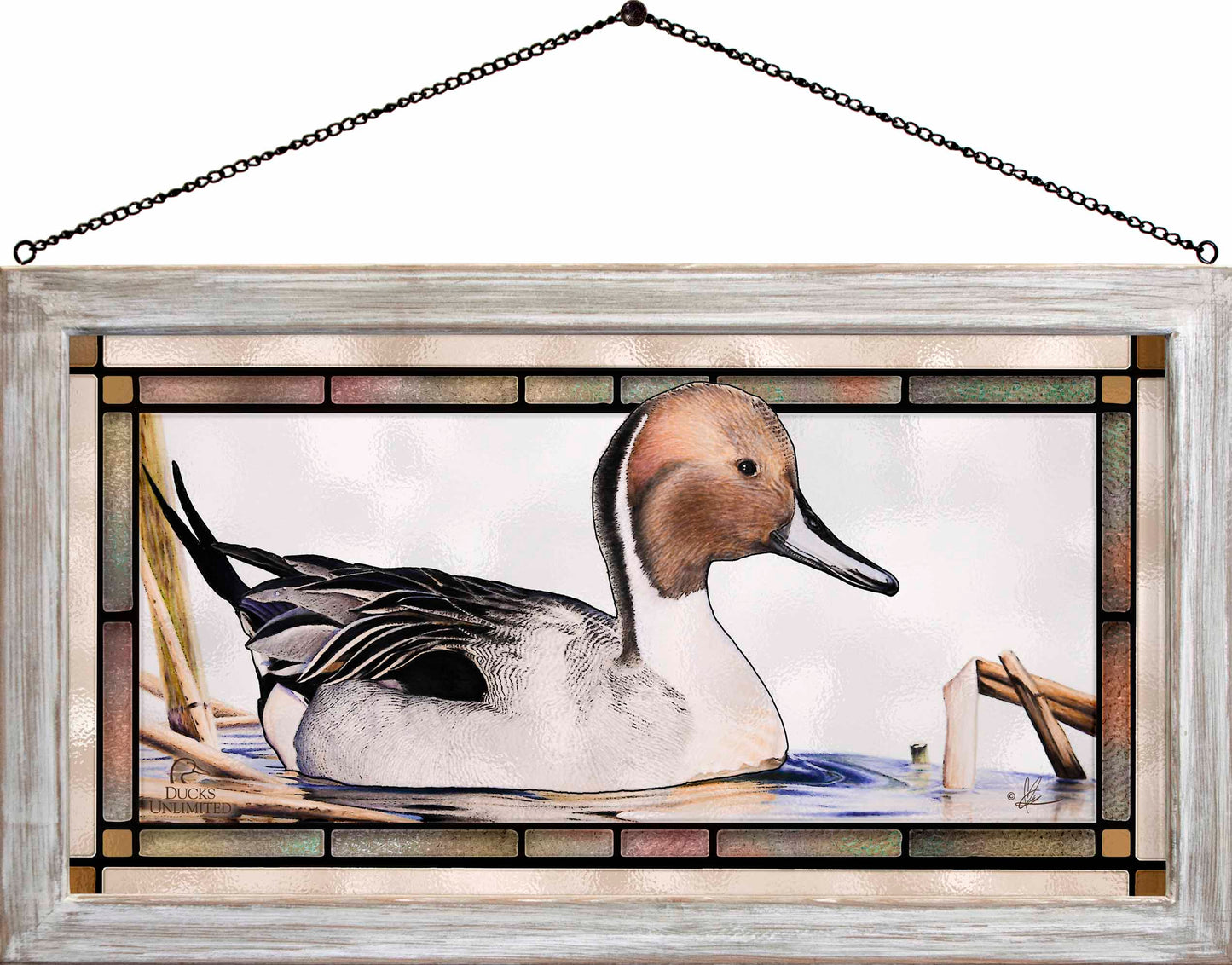 Pintail  Stained Glass Art - Official Ducks Unlimited Art