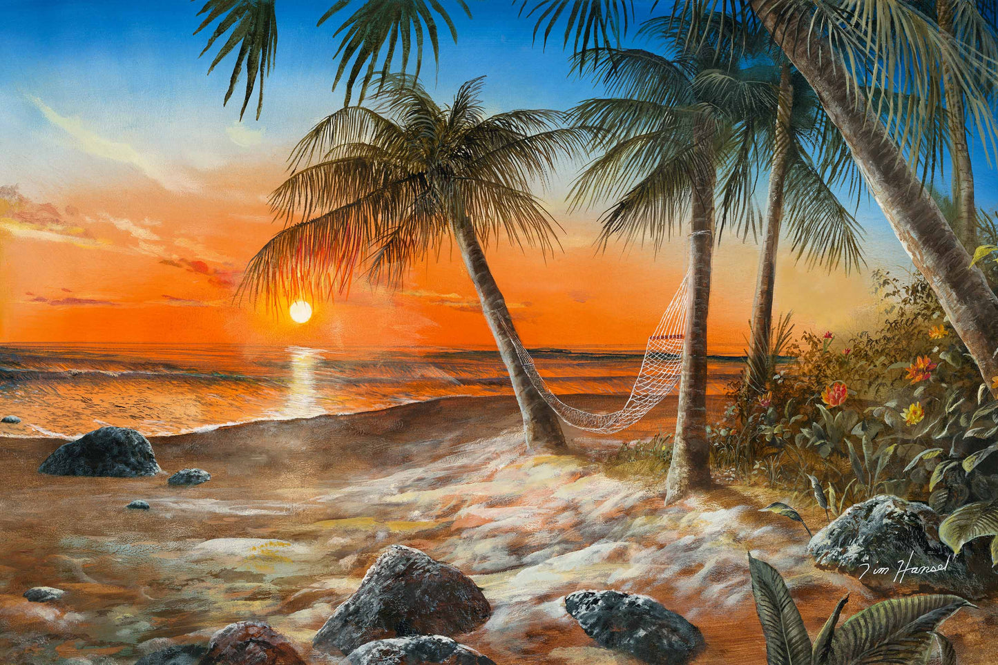 *Original* Dreams Of Paradise by Jim Hansel 36" x 24"