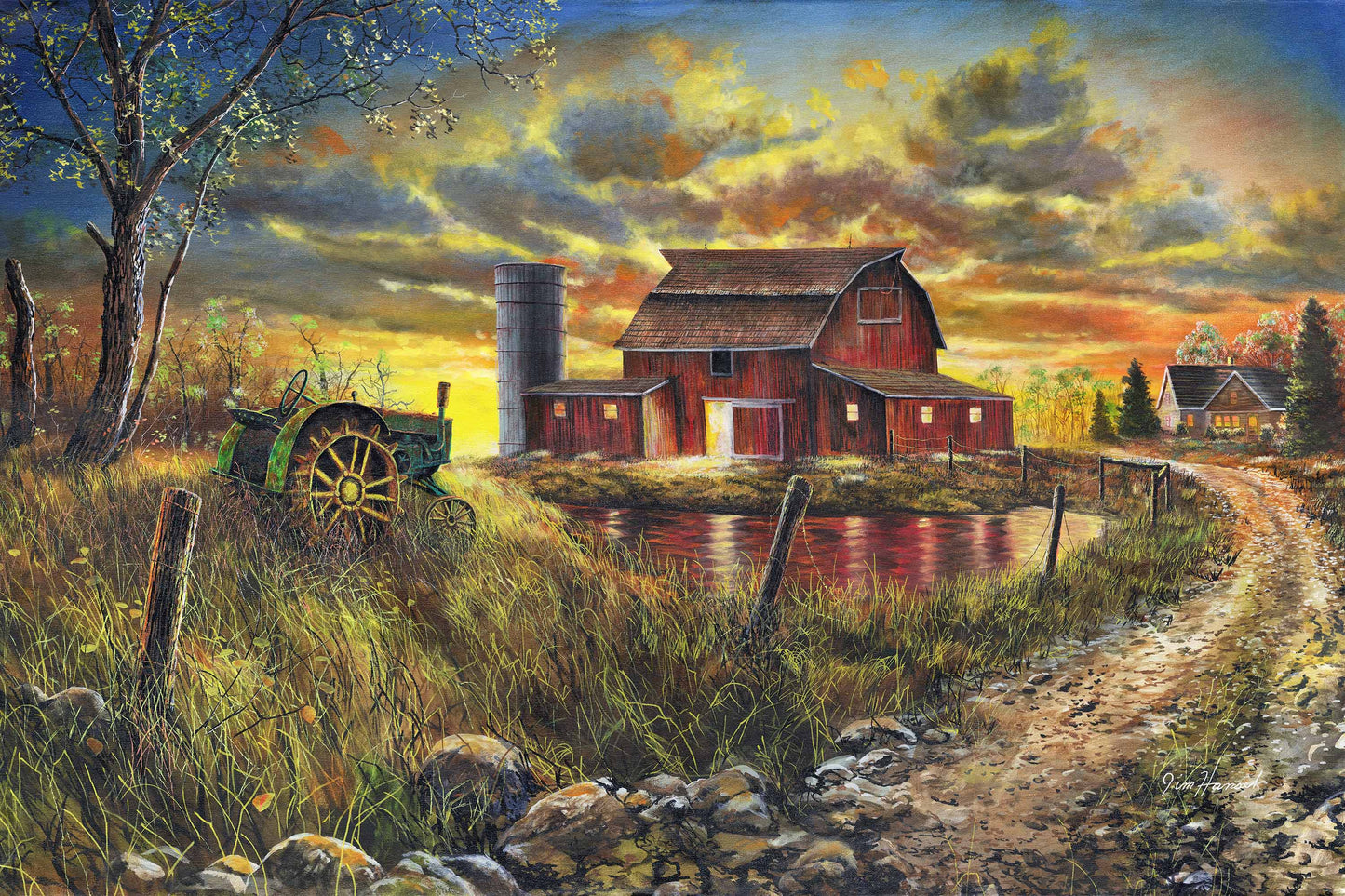 *Original* Memories Past by Jim Hansel 45" x 30"