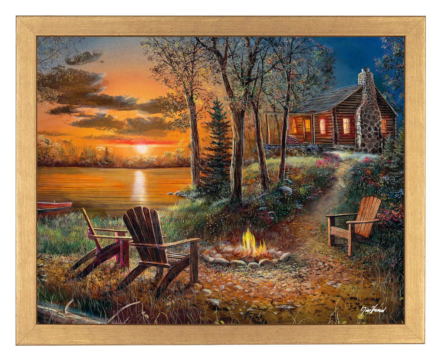 Fireside - Art Prints