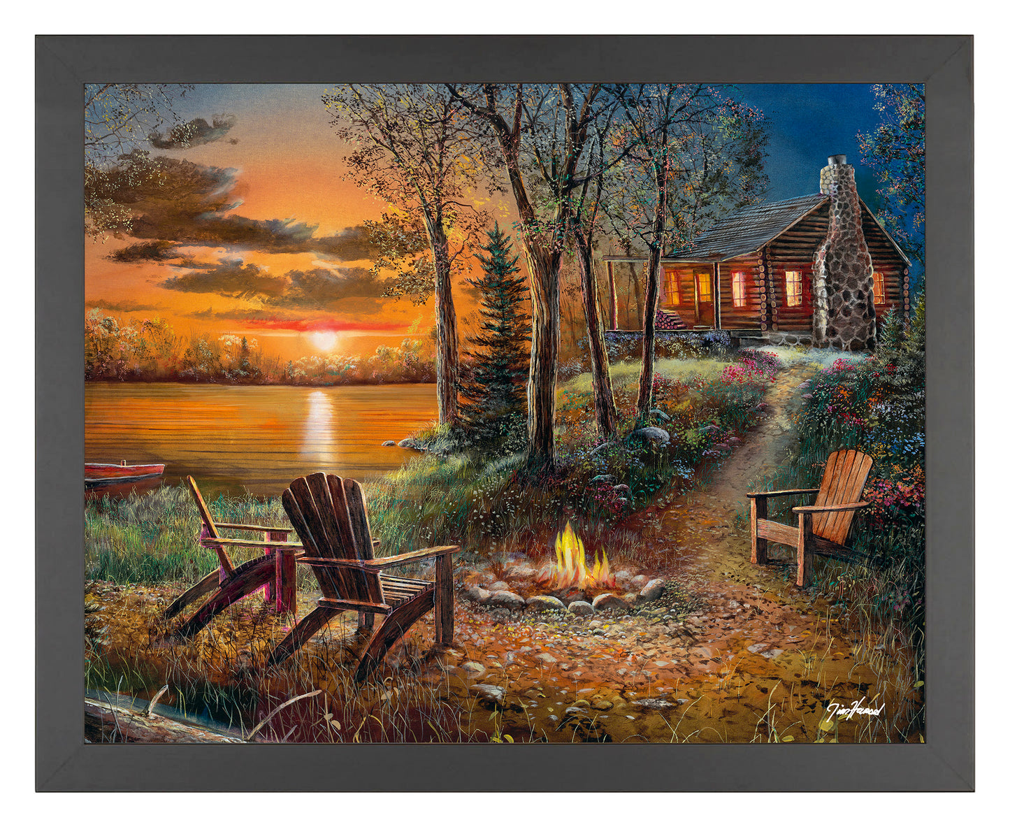 Fireside - Art Prints
