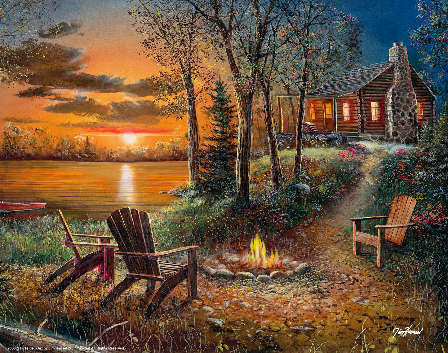 Fireside - Art Prints