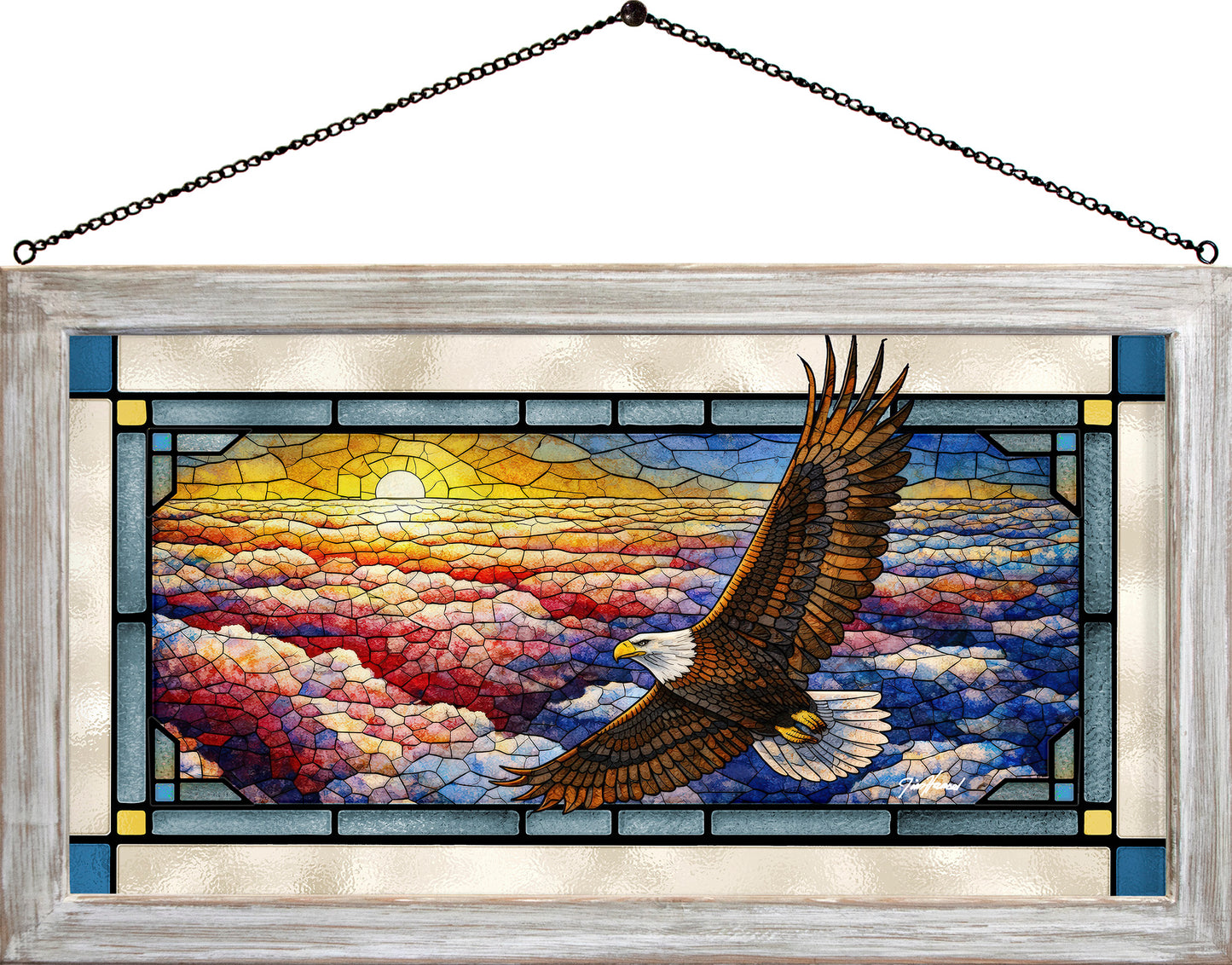 Land Of The Free - Stained Glass Art