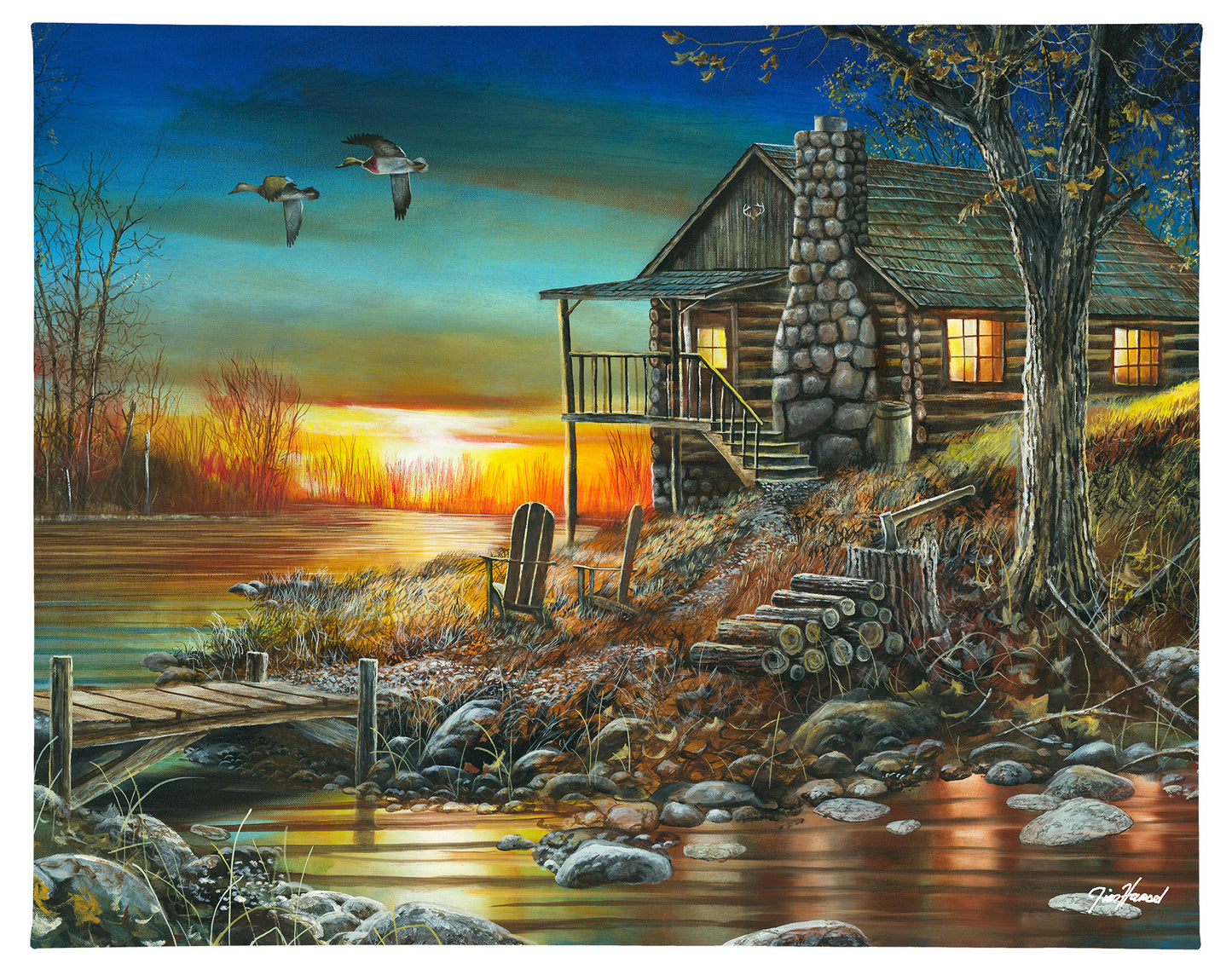 Living the Dream - 11" x 14" Gallery Wrapped Canvas