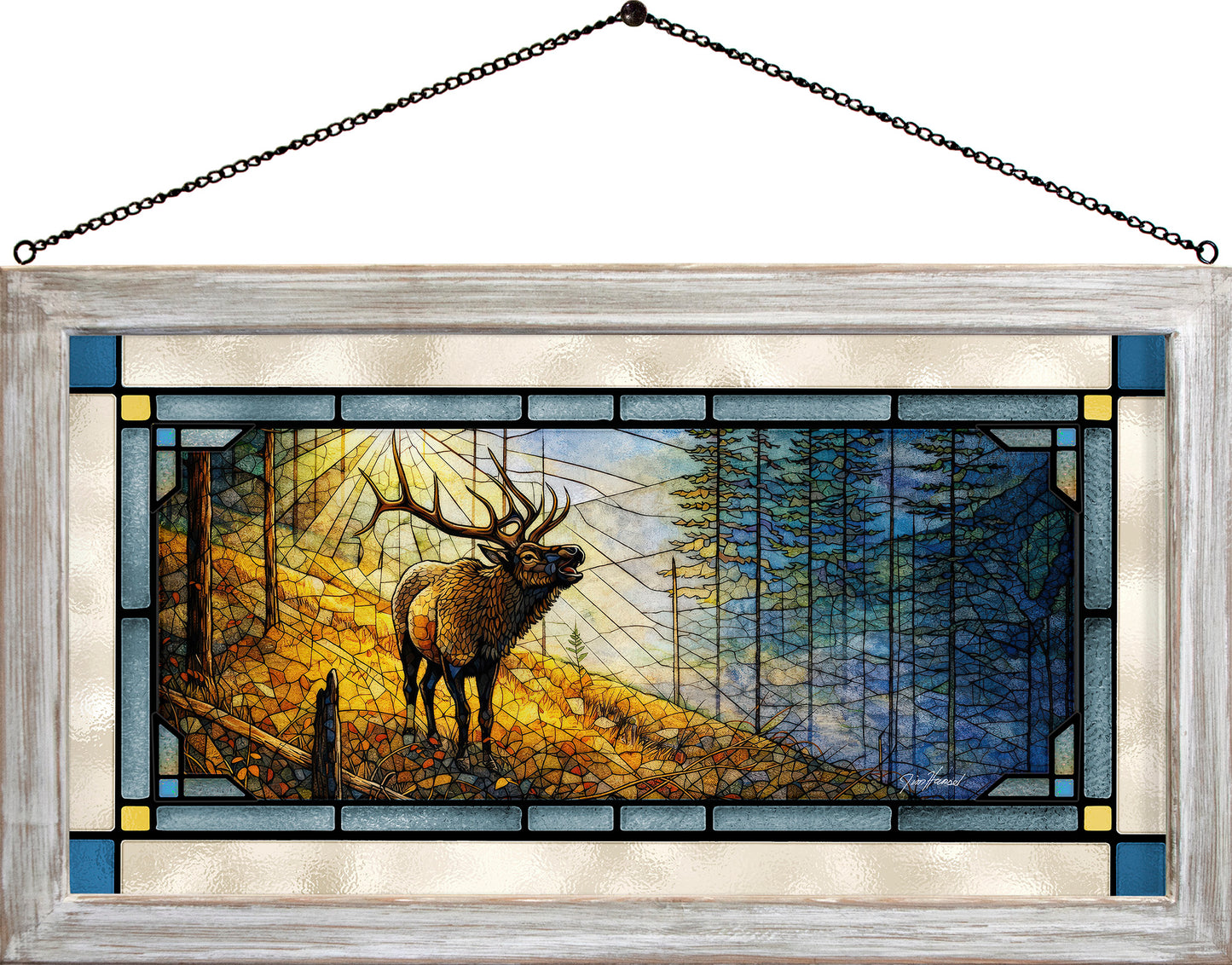 Song in the Mist - Stained Glass Art