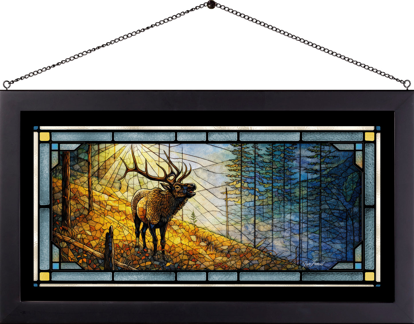 Song in the Mist - Stained Glass Art