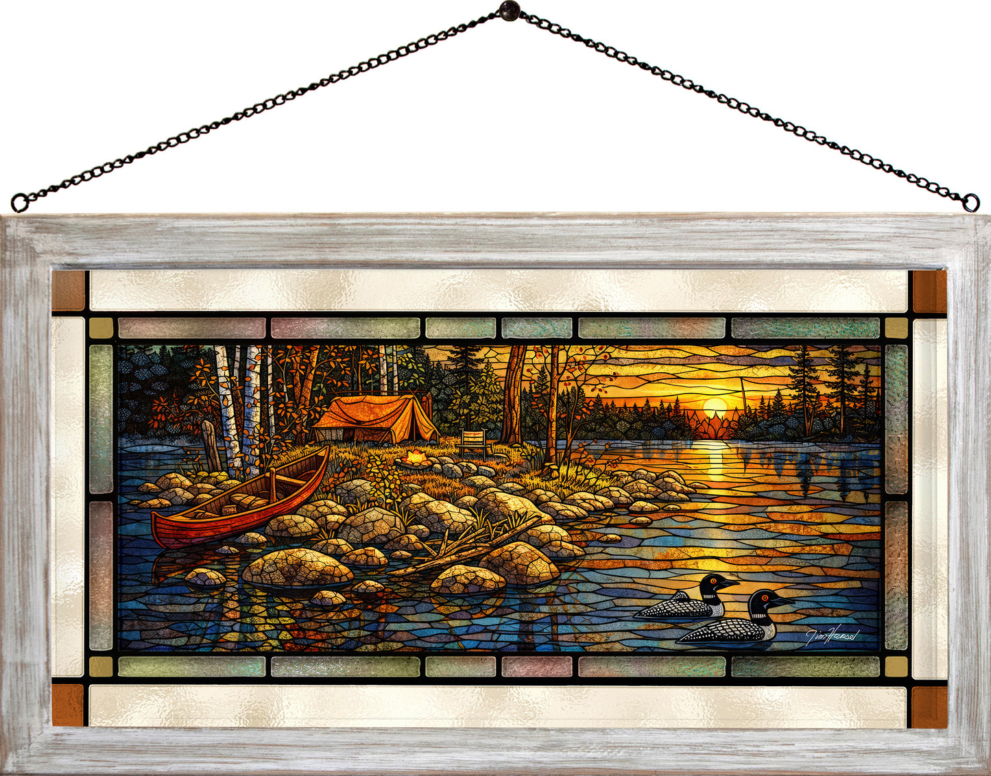 Wake Up Call - Stained Glass Art