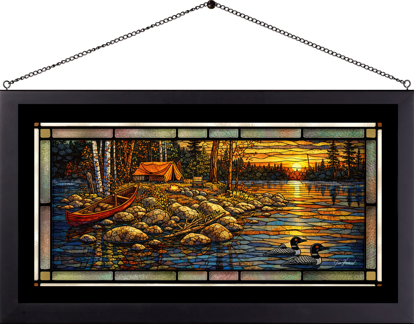 Wake Up Call - Stained Glass Art