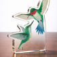 Hummingbirds In Summer Acrylic Wall Art & Home Decor