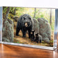 Northwoods Springtime - Black Bears Acrylic Wall Art & Home Decor