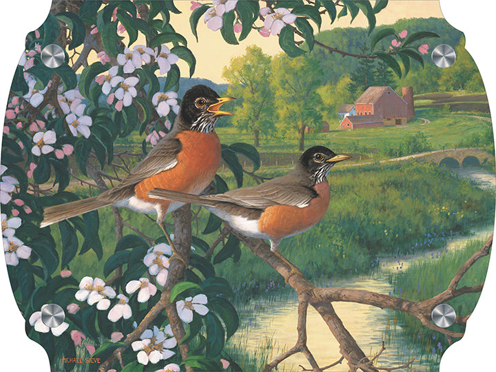 Apple Blossom Time - Robins Acrylic Wall Art & Home Decor