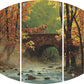 Autumn Bridge Belgians Acrylic Wall Art & Home Decor