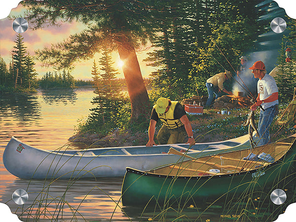Backcountry Canoe-In Acrylic Wall Art & Home Decor