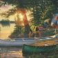 Backcountry - Canoe In Acrylic Wall Art & Home Decor