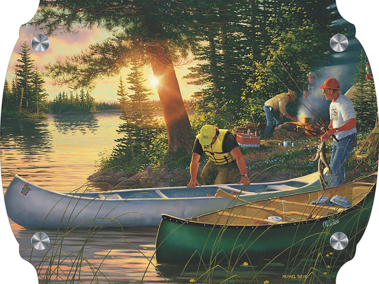 Backcountry Canoe-In Acrylic Wall Art & Home Decor