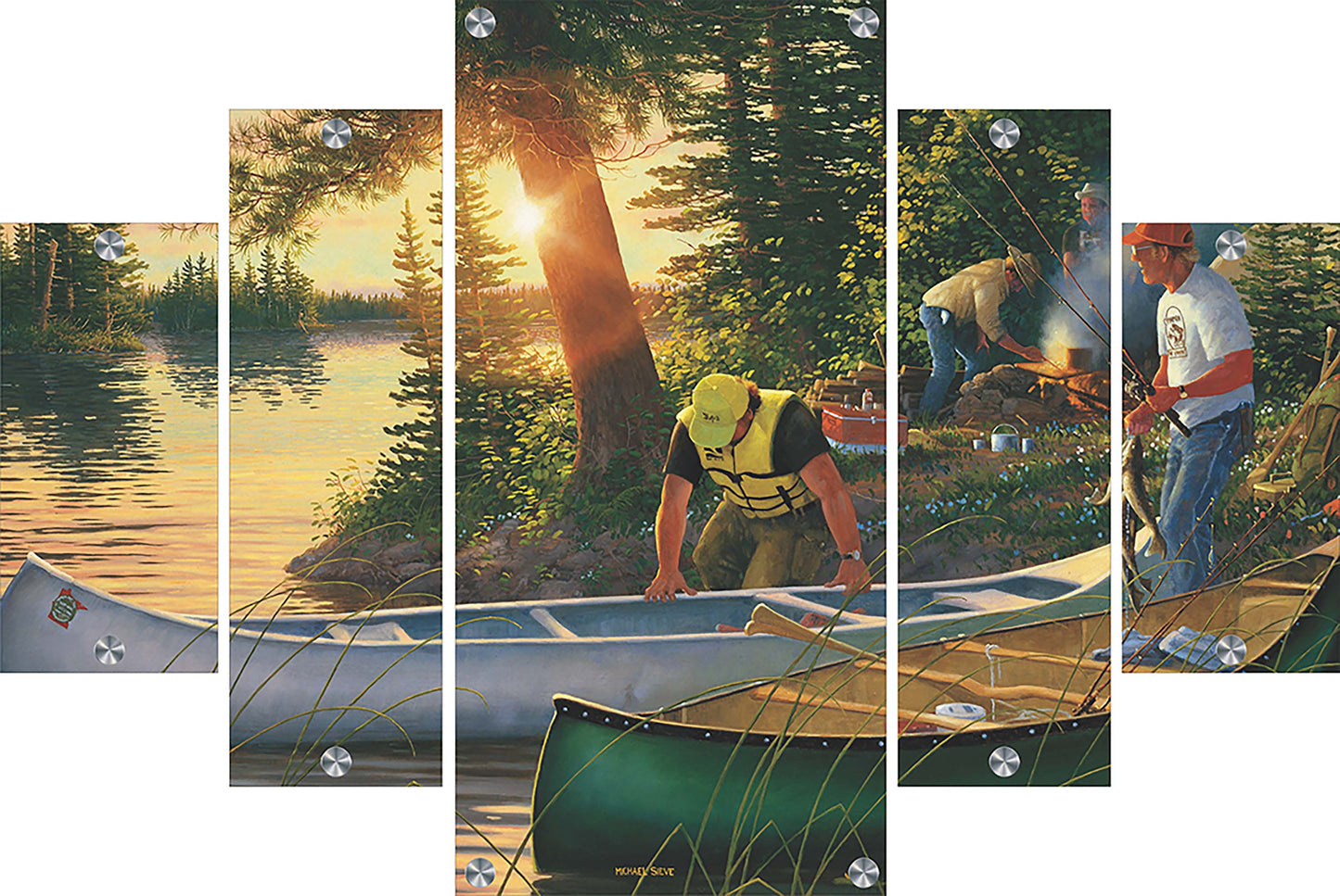 Backcountry Canoe-In Acrylic Wall Art & Home Decor