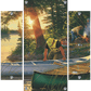 Backcountry - Canoe In Acrylic Wall Art & Home Decor