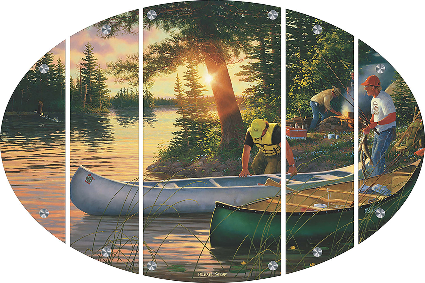 Backcountry Canoe-In Acrylic Wall Art & Home Decor