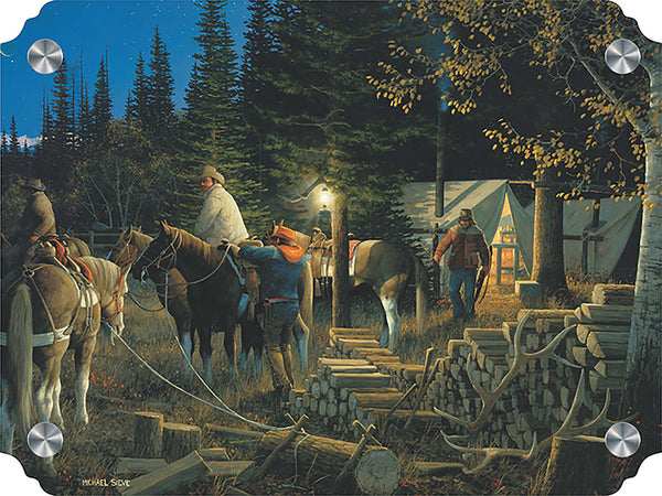 Backcountry Pack In Acrylic Wall Art & Home Decor