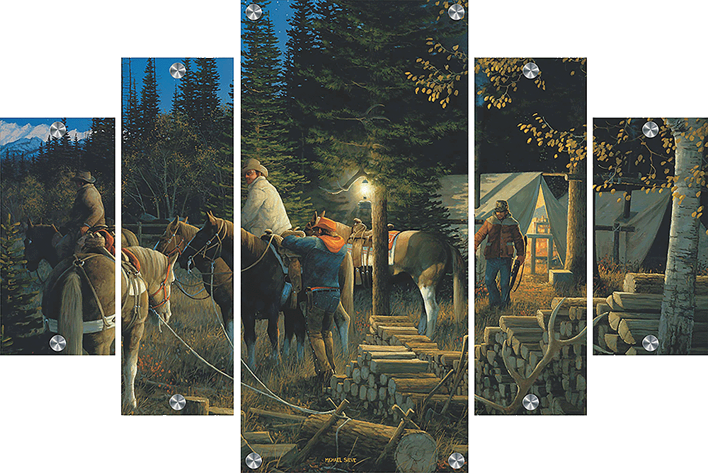 Backcountry Pack In Acrylic Wall Art & Home Decor