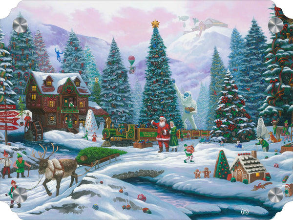 Christmas Tree Forest Acrylic Wall Art & Home Decor