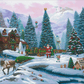 Christmas Tree Forest Acrylic Wall Art & Home Decor