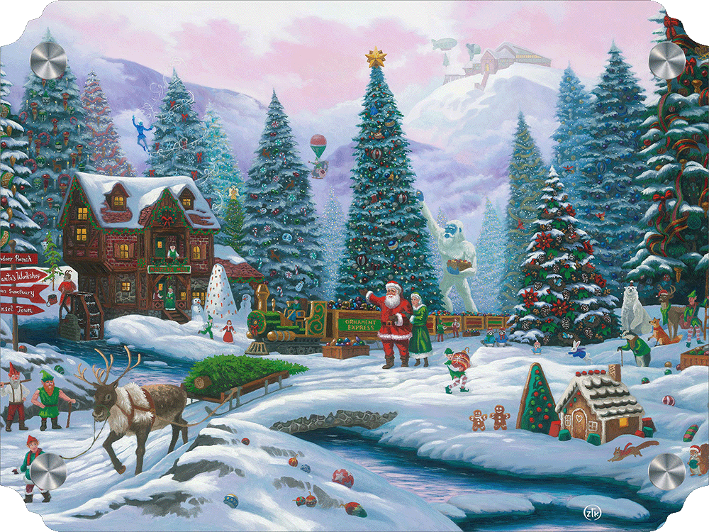 Christmas Tree Forest Acrylic Wall Art & Home Decor