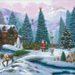 Christmas Tree Forest Acrylic Wall Art & Home Decor