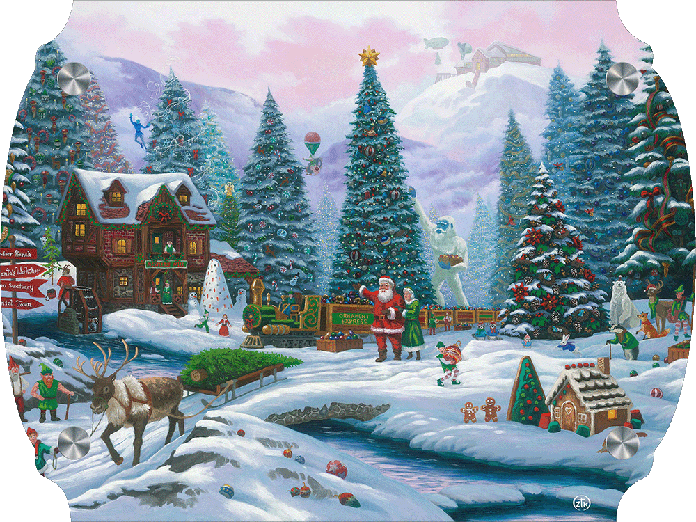 Christmas Tree Forest Acrylic Wall Art & Home Decor