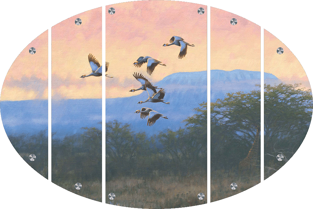 Crowned Cranes Acrylic Wall Art & Home Decor