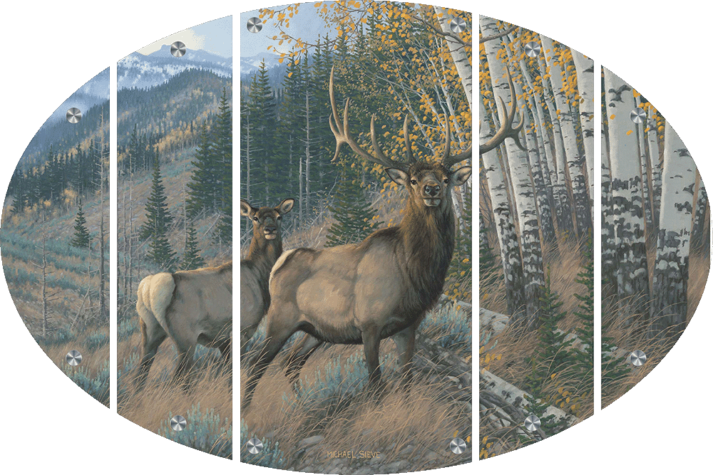 Eastern Slope - Elk Acrylic Wall Art & Home Decor