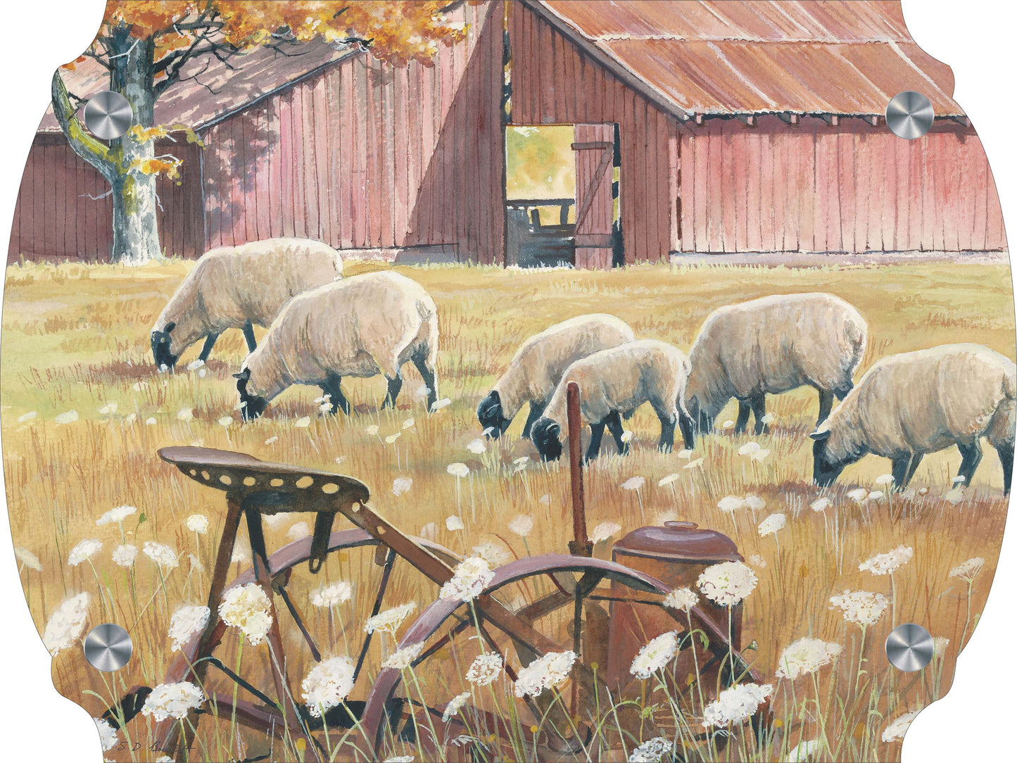 Grazing Days - Sheep Acrylic Wall Art & Home Decor