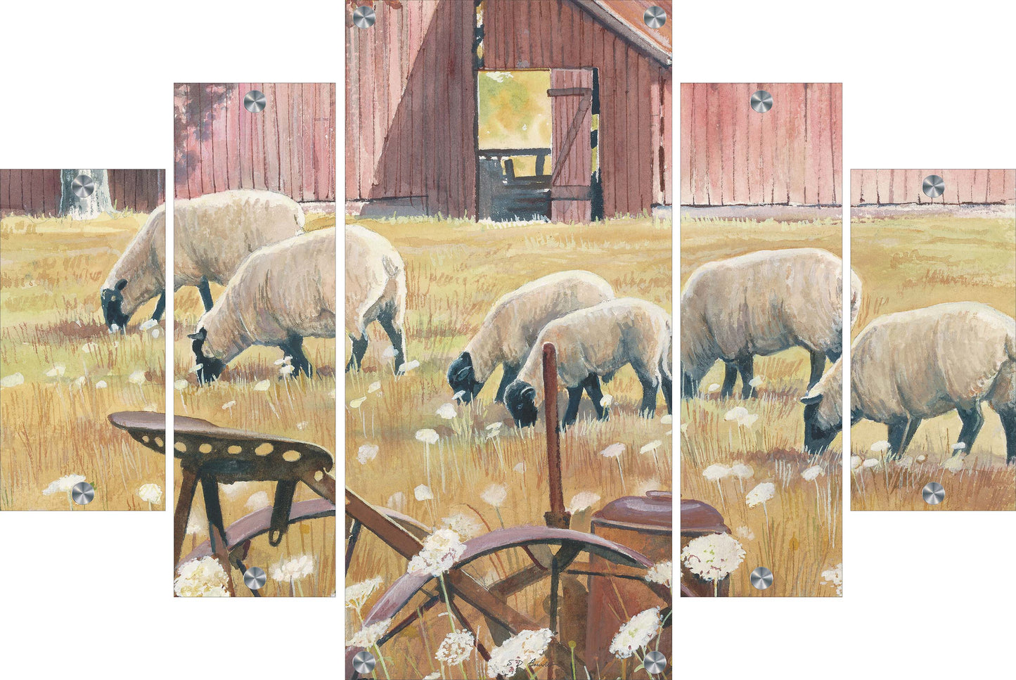 Grazing Days - Sheep Acrylic Wall Art & Home Decor