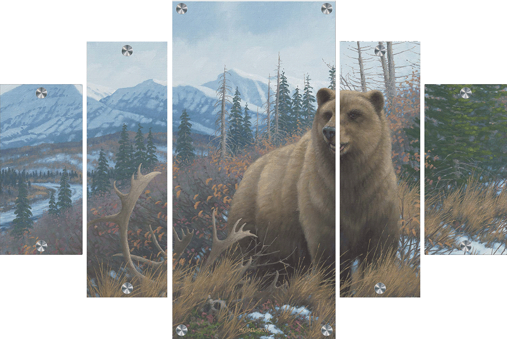 Grizzly Acrylic Wall Art & Home Decor