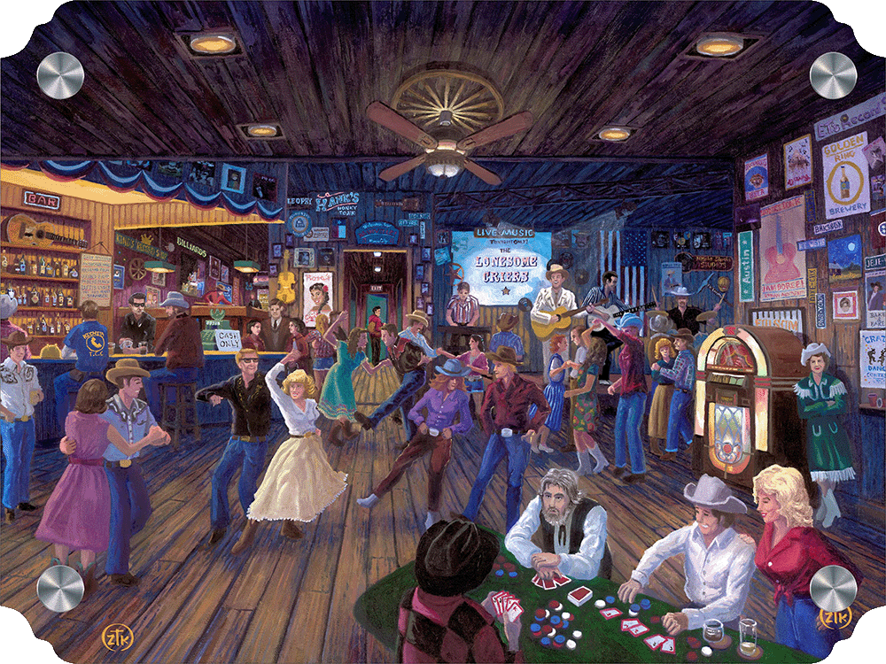 Hank's Honky Tonk Acrylic Wall Art & Home Decor