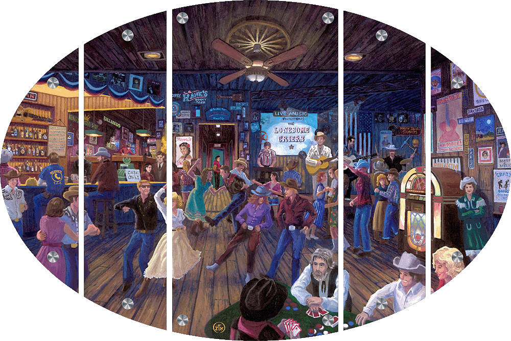 Hank's Honky Tonk Acrylic Wall Art & Home Decor