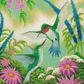 Hummingbirds In Summer Acrylic Wall Art & Home Decor