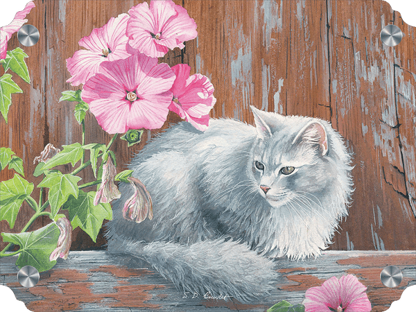In the Pink Cat Acrylic Wall Art & Home Decor