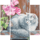 In the Pink Cat Acrylic Wall Art & Home Decor