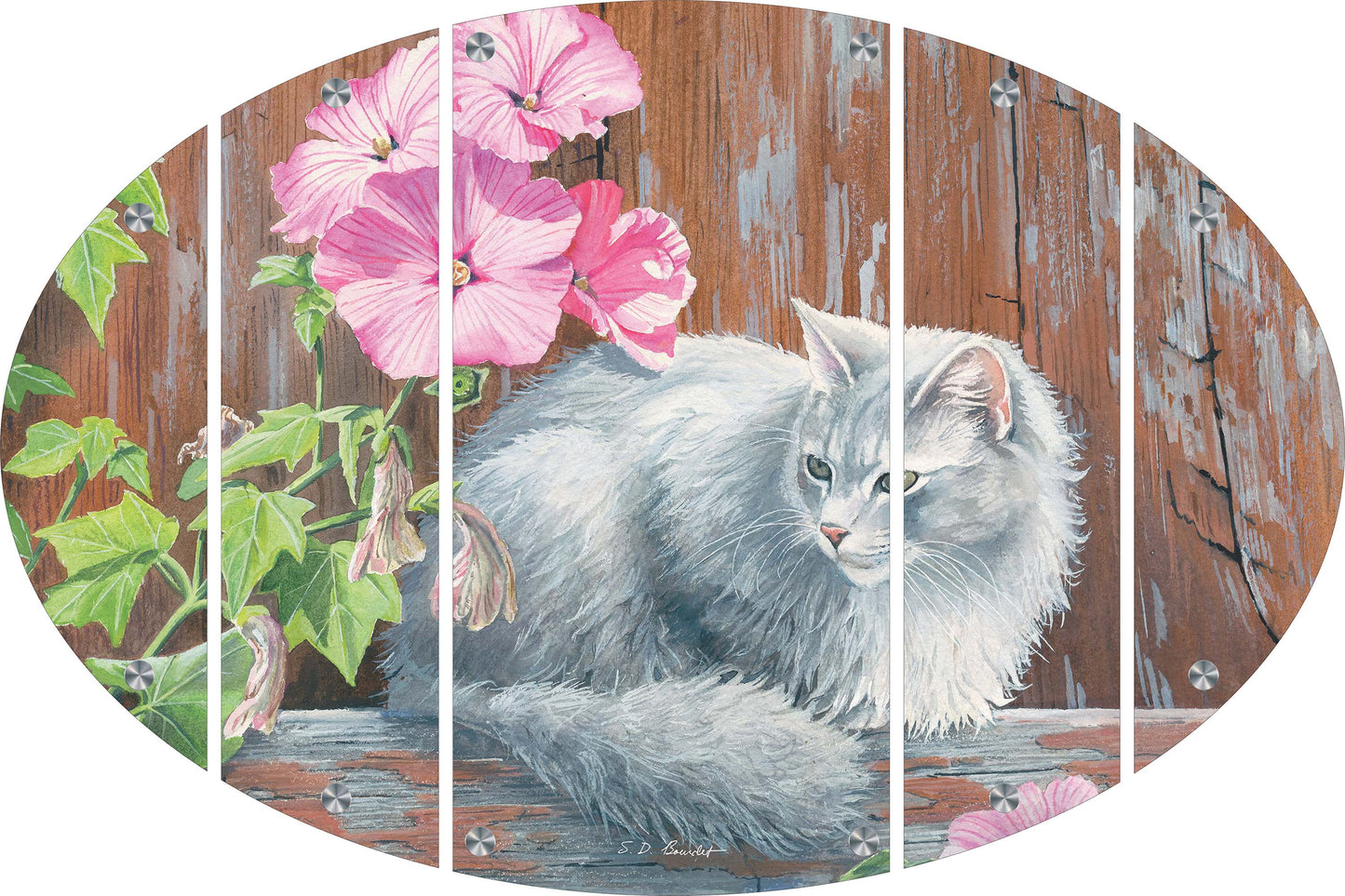 In the Pink Cat Acrylic Wall Art & Home Decor
