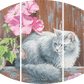 In the Pink Cat Acrylic Wall Art & Home Decor